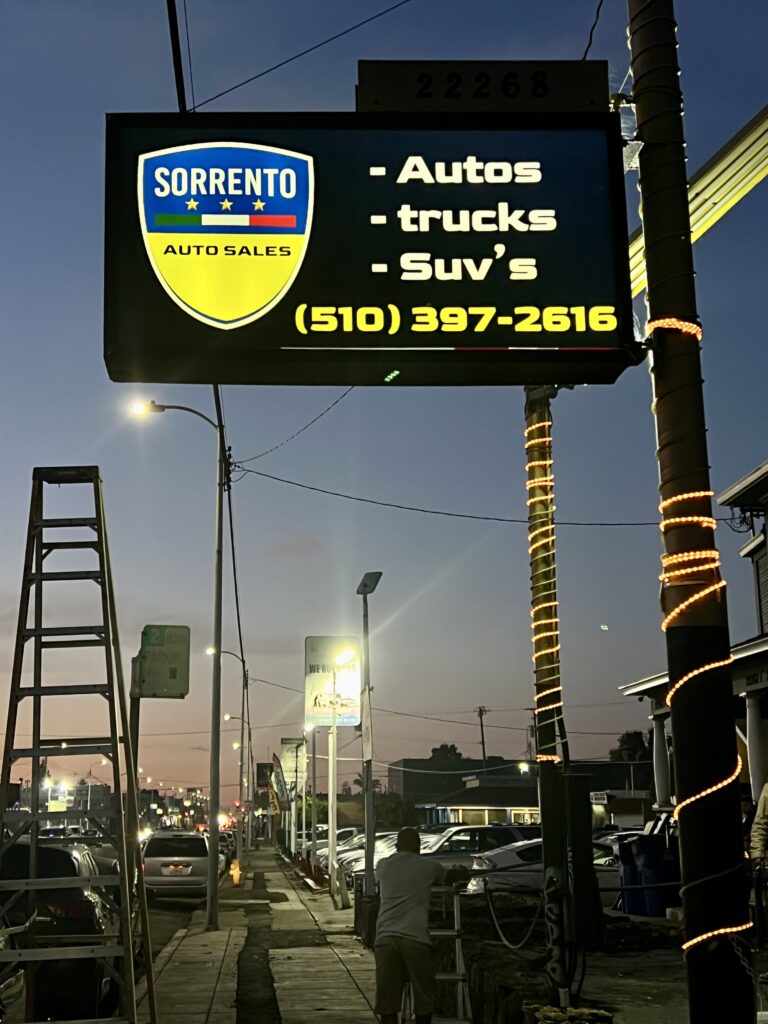 Lightbox sign